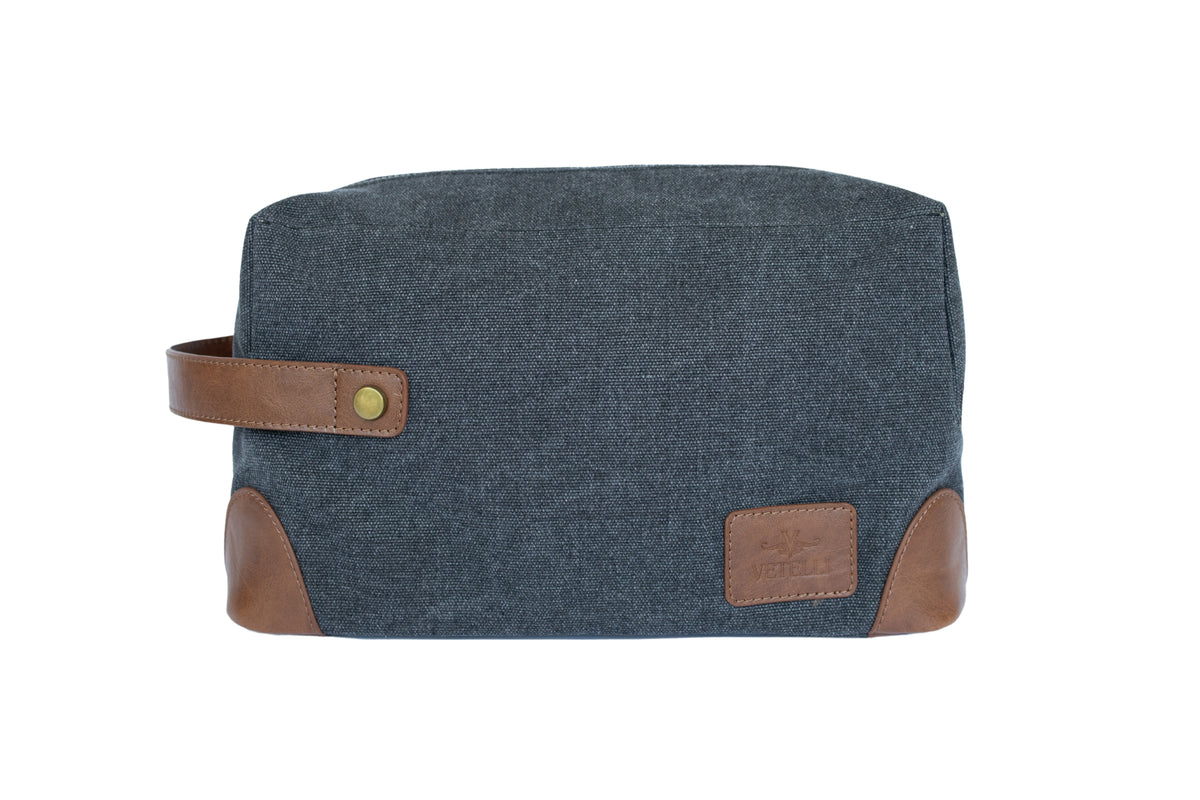The Marco Canvas Toiletry Bag - Vetelli