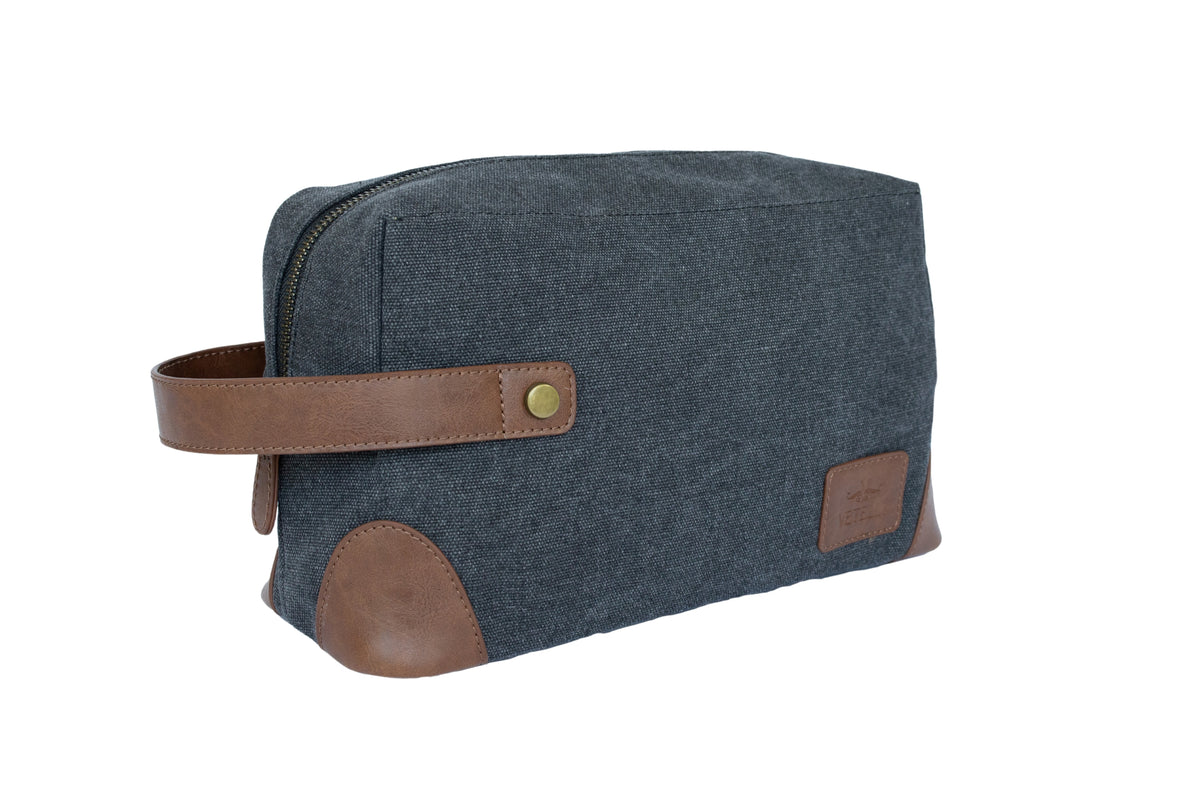 The Marco Canvas Toiletry Bag - Vetelli
