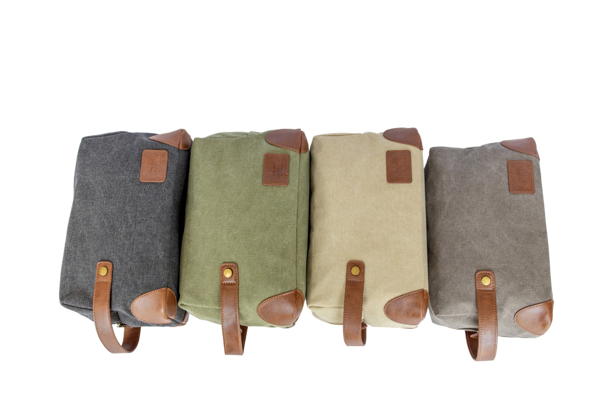 The Marco Canvas Toiletry Bag - Vetelli