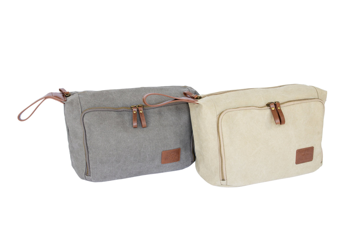 The Messner Canvas Toiletry Bag - Vetelli