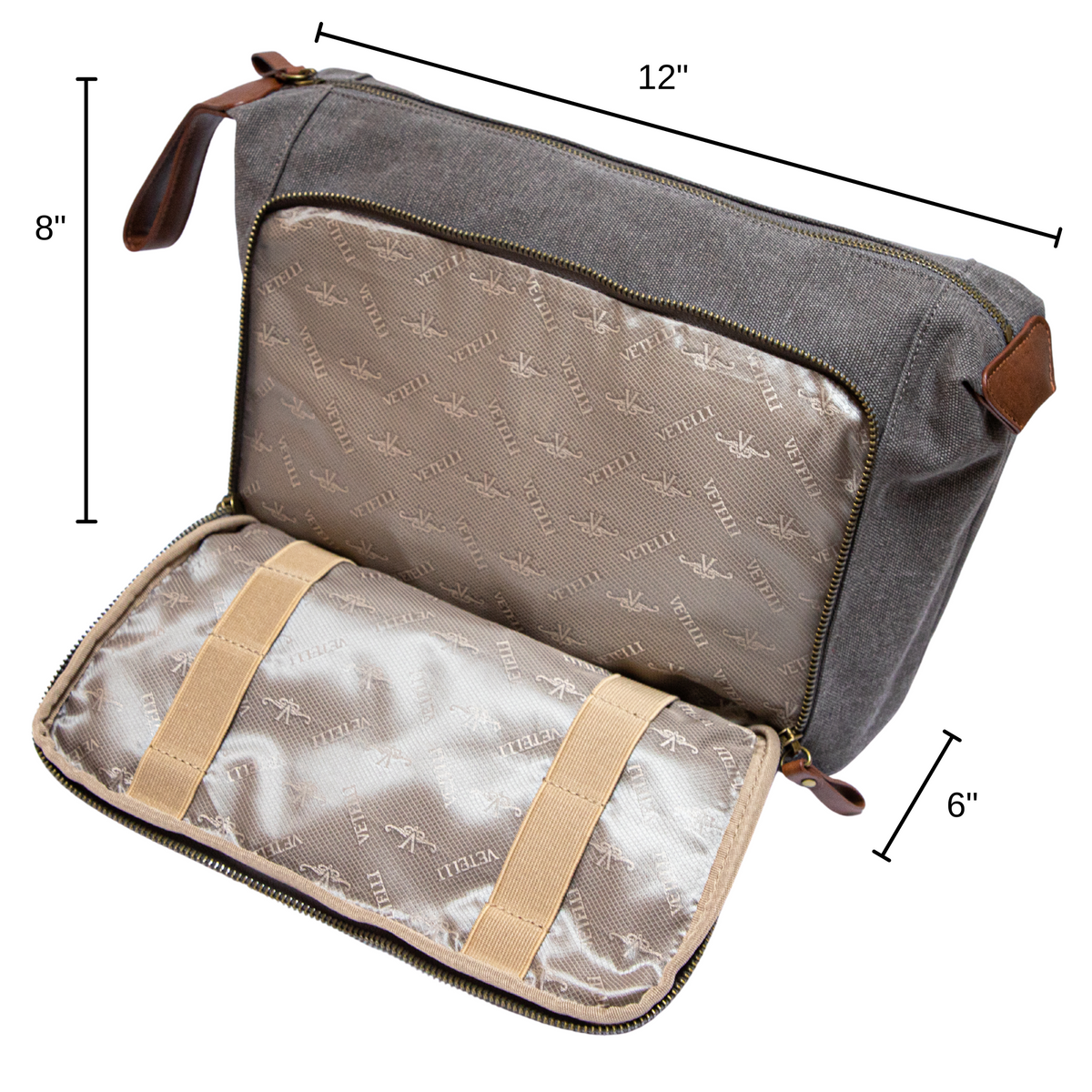 The Messner Canvas Toiletry Bag - Vetelli